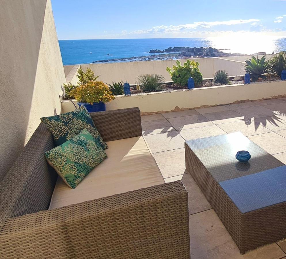 Vue Mer Panoramique - Grande Terrasse Et Piscine Бандоль Екстер'єр фото